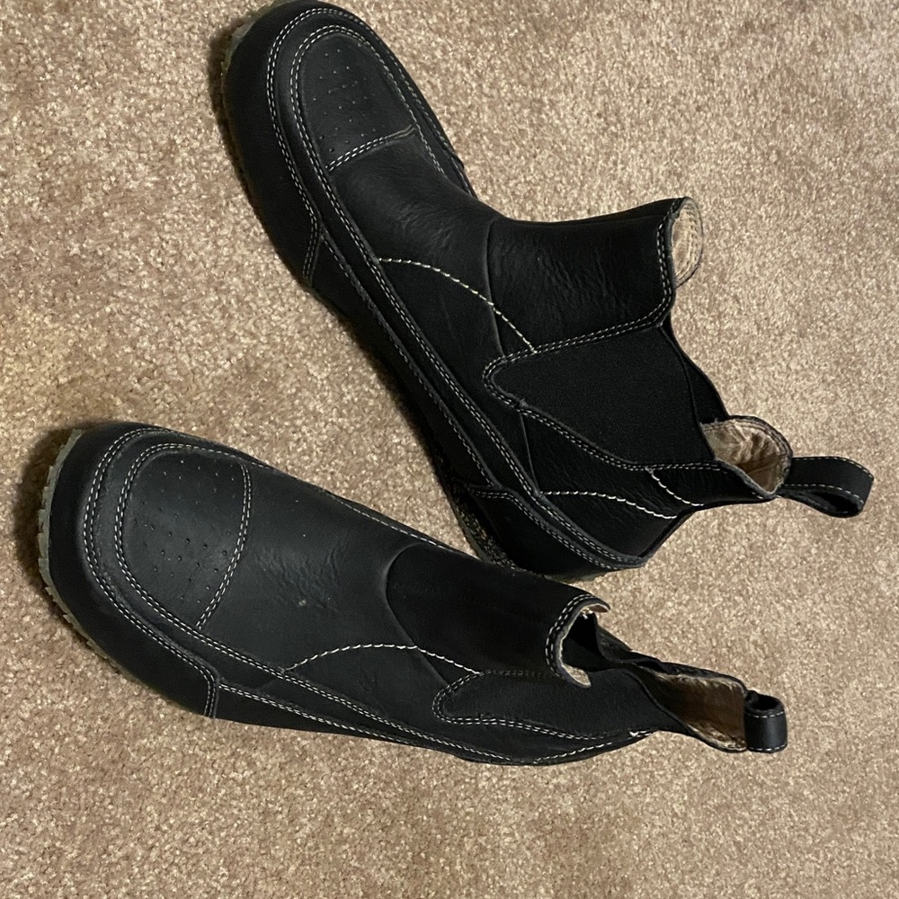 Funky Black Ankle Booties